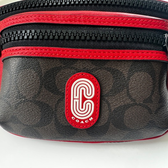 Coach Westway Belt Bag – Colorblock Signature Canvas – Authentic Fanny Pack - Picture 10 of 11